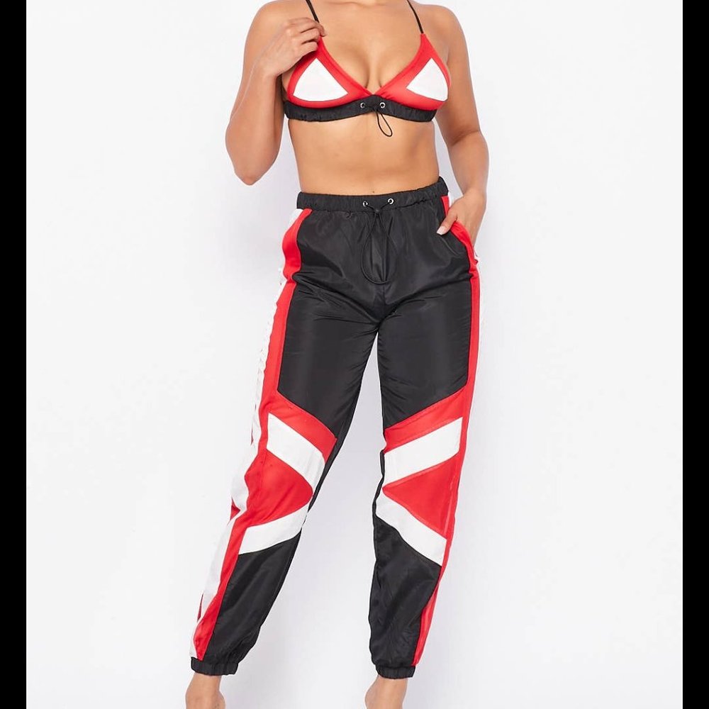Red, Black, and White 2 piece set